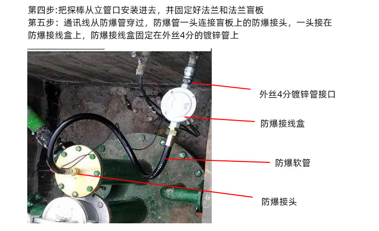 加油站油罐液位仪下装内装安装图片视频教程